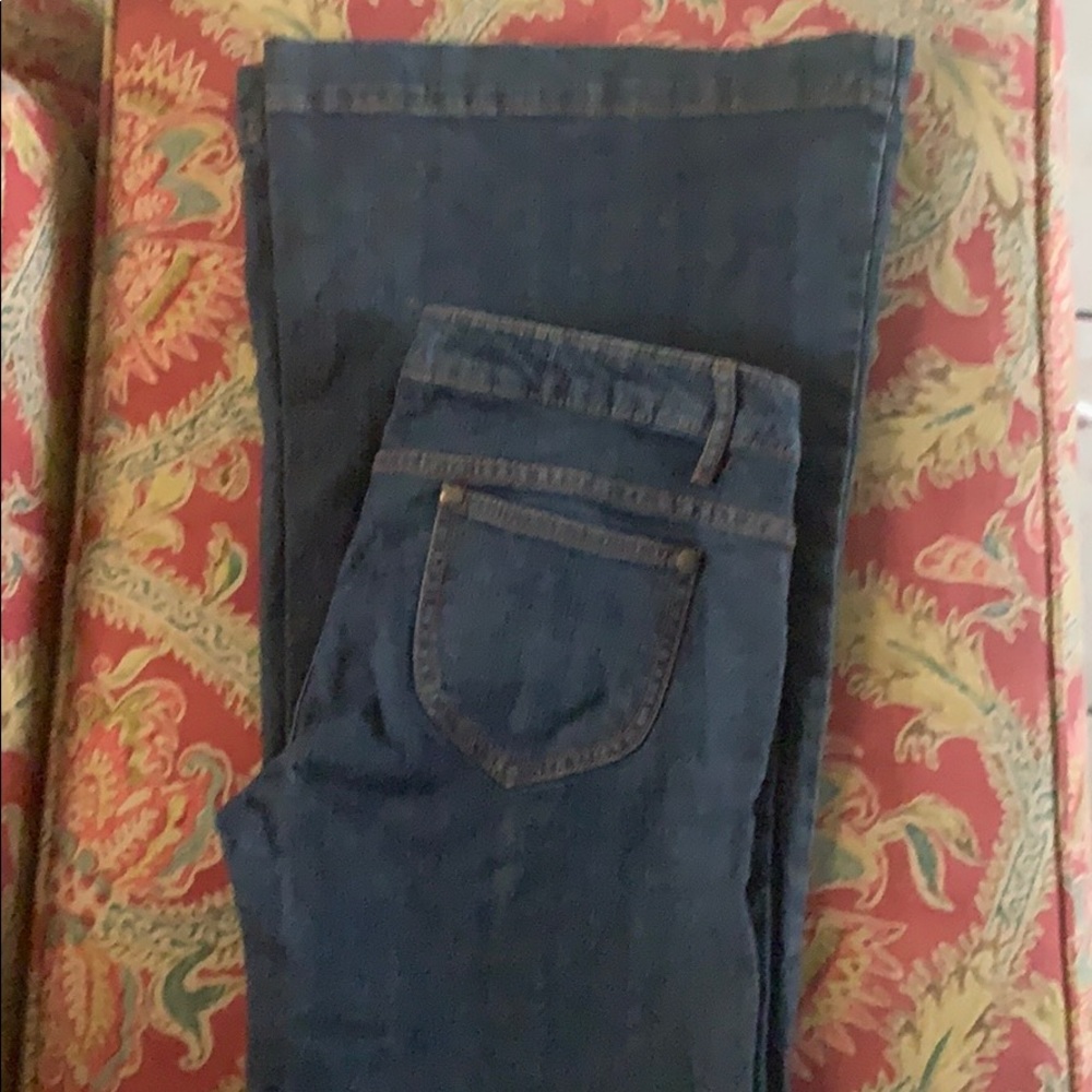 Free People wide leg flare jeans size 30 like new